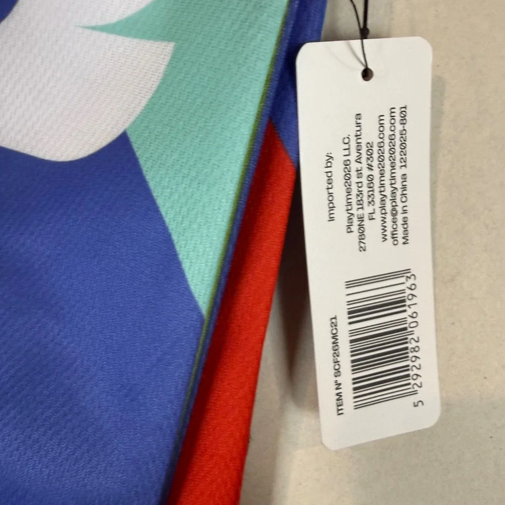 FIFA World Cup 2026 GOAL Scarf Official Blue Red Green White New Unisex